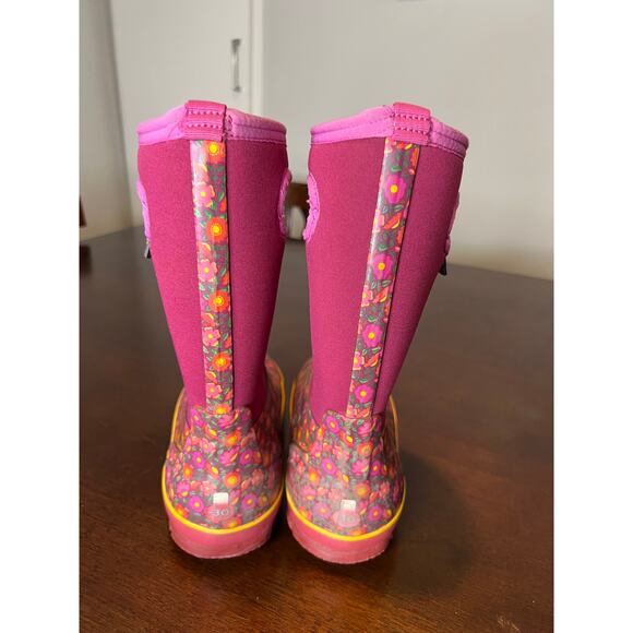 Bogs Sweet Pea Youth Girls/Women's Waterproof Rain Winter Boots ~ Size 5 - Picture 4 of 11